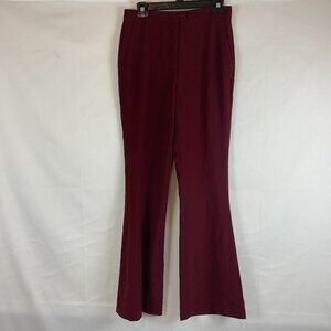 L'Academie Pants S Garnet Red Bell Bottom